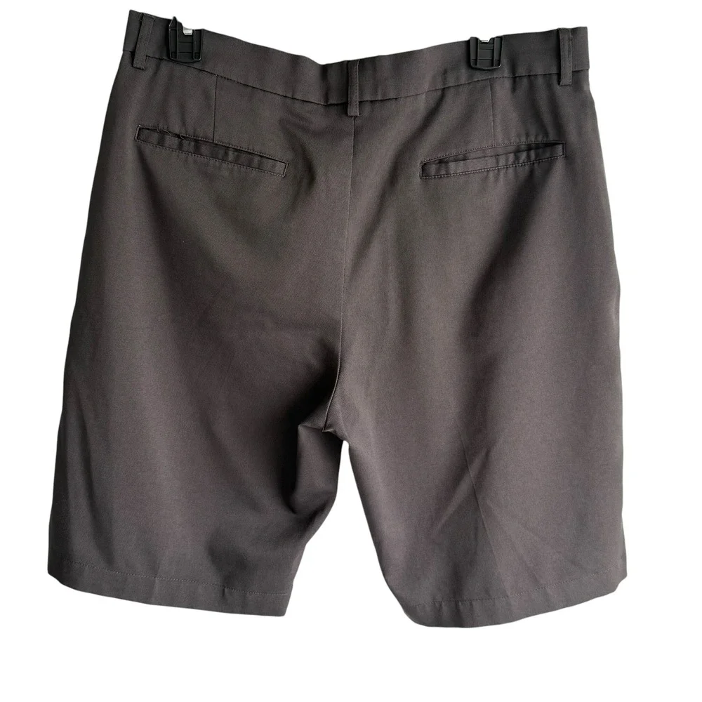 WALTER HAGEN Charcoal Essentials Oxford Mens Golf Shorts,‎ 34